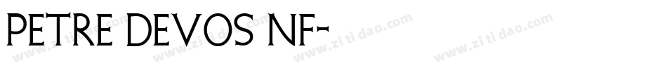 Petre Devos NF字体转换